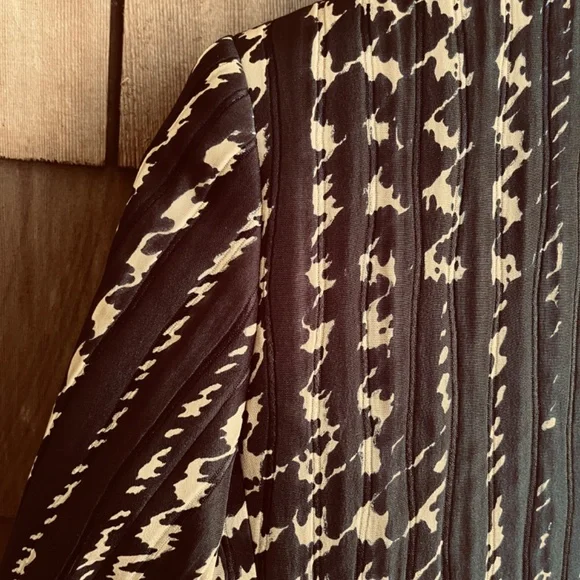 Lapine Blanche Japanese Vintage Y2K Quilted Silk Jacquard Velvet Lined Jacket M - Picture 15 of 16